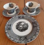 2 Royal Staffordshire setjes kop en schotels en bordjes, Ophalen of Verzenden