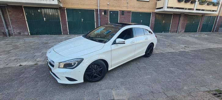 Mercedes-Benz CLA 1.6 Cla180 90KW Sh.br. 7G-DCT 2016 Wit, Auto's, Mercedes-Benz, Particulier, CLA, ABS, Achteruitrijcamera, Adaptieve lichten