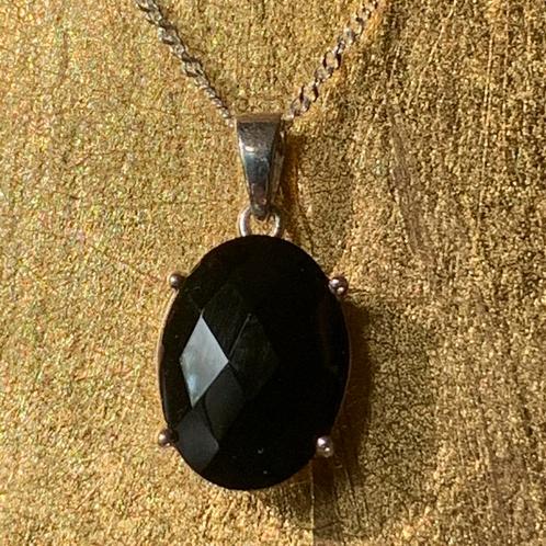 Rookkwarts morion hanger beschermt transformatie magie power, Sieraden, Tassen en Uiterlijk, Kettingen, Nieuw, Zilver, Met edelsteen