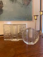 Walther Glas Solifleur Vazen - Hein Dusterhaus 70s, Antiek en Kunst, Antiek | Glas en Kristal, Ophalen of Verzenden