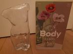 Glazen vrouwen torso/ lichaam vaas van merk Doiy design, Wit, Nieuw, Ophalen of Verzenden, Glas