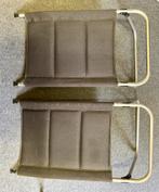 2 voetenbankjes voor campingstoelen, grijs, Ophalen of Verzenden, Gebruikt, Campingmeubel-accessoire
