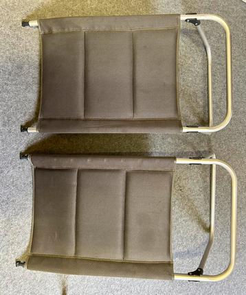 2 voetenbankjes voor campingstoelen, grijs beschikbaar voor biedingen