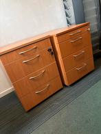 Ladekasten Set - Bureaukasten, Ophalen, Minder dan 50 cm, Zo goed als nieuw, 3 of 4 laden