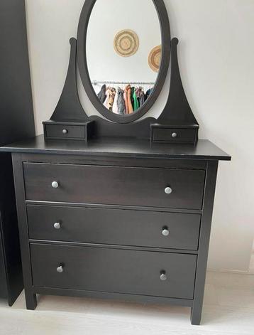 Ikea kaptafel zwart bruin en laden beschikbaar voor biedingen