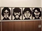 The Beatles wanddecoratie 4x 30x40 cm, Ophalen of Verzenden, Nieuw