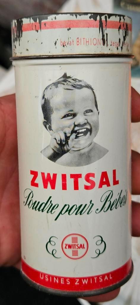 Vintage Zwitsal Poederbus - Poudre pour Bébé, Antiek en Kunst, Curiosa en Brocante, Ophalen