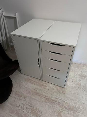 2 IKEA Bureaukasten Wit - Mooi & Netjes beschikbaar voor biedingen