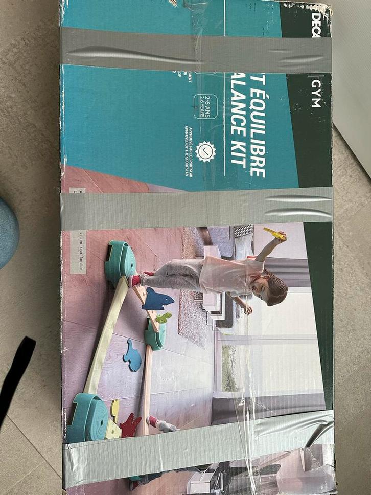 Decathlon Balanceer Kit, Kinderen en Baby's, Speelgoed | Buiten | Speeltoestellen, Zo goed als nieuw, Loopbrug, Ophalen