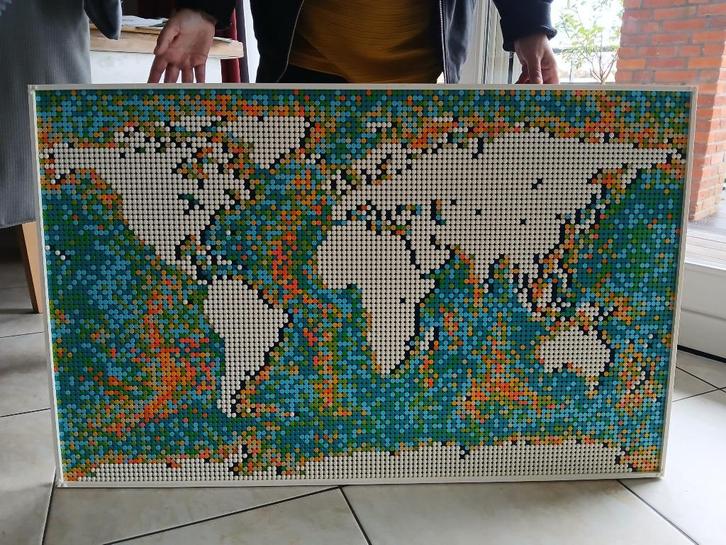 Lego 31203 Wereldkaart, Kinderen en Baby's, Speelgoed | Duplo en Lego, Zo goed als nieuw, Lego, Complete set, Ophalen of Verzenden