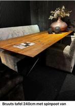 Bruuts tafel Showroommodel 240cm., Huis en Inrichting, Tafels | Eettafels, Ophalen, Overige materialen, 50 tot 100 cm, Vijf personen of meer