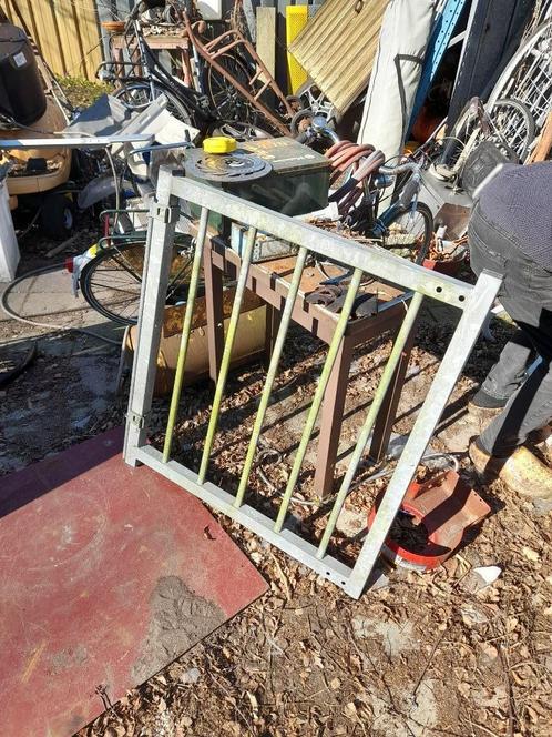 Hekwerk, Tuin en Terras, Tuinhekken en Hekwerk, Gebruikt, Spijlenhekwerk, IJzer, Ophalen