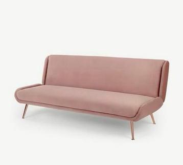 MADE Slaapbank - Oud Roze - Zo Goed Als Nieuw! beschikbaar voor biedingen