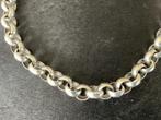 Zilveren (925) Jasseron ketting., Ophalen of Verzenden, Zo goed als nieuw, Zilver