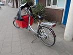 Mooie Rode Elektrische Bakfiets, Huif, Zo goed als nieuw, 2 kinderen, Ophalen