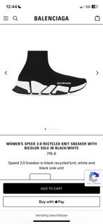 Balenciaga speed 2.0 women, Ophalen of Verzenden, Gedragen, Zwart, Sneakers of Gympen