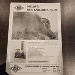 Oude brochure van BOS Knikfrees 78-20, Ophalen of Verzenden