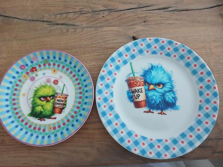wandbordjes angry bird, Huis en Inrichting, Woonaccessoires | Tekstborden en Spreuken, Nieuw, Ophalen of Verzenden