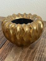 Des Pots bloempot bloemvaas pot goud, Ophalen, Rond, Steen, Minder dan 25 cm