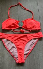 Zalm roze bikini protest 176, Ophalen of Verzenden, Zo goed als nieuw, Meisje, Sport- of Zwemkleding