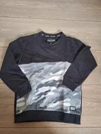 Cars jeans trui maat 116 jongen zwart met legerprint, Gebruikt, Trui of Vest, Ophalen of Verzenden, Cars jeans