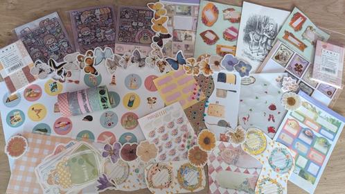 Ephemera washi tape stickers oa Flow Daphne's Diary, Hobby en Vrije tijd, Scrapbooking, Ophalen of Verzenden