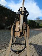 Marjoman Lusitania sidepull Barok full zwart, Dieren en Toebehoren, Paarden en Pony's | Hoofdstellen en Tuigage, Verzenden, Nieuw