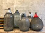 Verschillende brocante gistingsflessen | gaasvazen Frankrijk, Ophalen of Verzenden