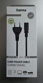 Hama C7 stroomkabel 1,5m (nooit gebruikt), Ophalen of Verzenden, Nieuw