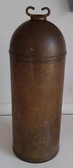 antiek : koperen kruik ( 27 cm hoog inclusief de dop ), Ophalen, Koper