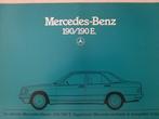 Éérste Nederlandse Mercedes 190 folder óók luxe 190E Pullman, Boeken, Auto's | Folders en Tijdschriften, Ophalen of Verzenden