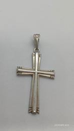 Zilveren Kruisje Hanger 925 - 4,7x2,2 cm, Sieraden, Tassen en Uiterlijk, Kettinghangers, Ophalen of Verzenden, Zilver, Zilver
