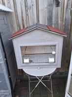 Merelkooi, Ophalen of Verzenden, Zo goed als nieuw, Hout, Vogelkooi