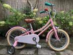 Meisjesfiets roze 16 inch, Fietsen en Brommers, Ophalen of Verzenden, Gebruikt, Minder dan 16 inch, Zijwieltjes