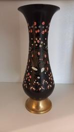 Vintage messing vaas pauw, Antiek en Kunst, Ophalen of Verzenden
