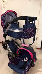 Poppenwagen met maxicosi en tas, Ophalen of Verzenden, Zo goed als nieuw, Kinderwagen, Overige merken