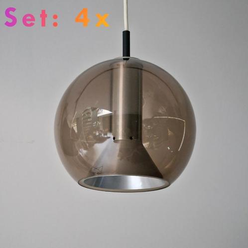 Set van 4 hanglampen  Raak Amsterdam  Ontw. Frank Ligtelijn, Antiek en Kunst, Antiek | Lampen, Ophalen of Verzenden