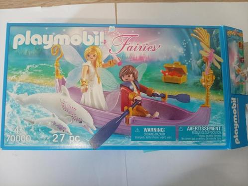 Playmobil feeënbootje met bruid 70000, Kinderen en Baby's, Speelgoed | Playmobil, Zo goed als nieuw, Complete set, Ophalen of Verzenden