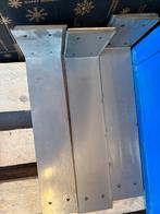 17 Staal hoeken 440x100x40 mm, Doe-het-zelf en Verbouw, Metalen, Ophalen, Zo goed als nieuw, IJzer