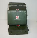 Stalen EHBO legerkist met eerste hulp middelen, Ophalen of Verzenden, Nieuw