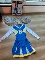 Blauwe Cheerleader Kostuum Maat 156/164, Kleding | Dames, Carnavalskleding en Feestkleding, Carnaval, Ophalen of Verzenden, Zo goed als nieuw