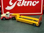 TEKNO DENMARK VOLVO LOWLOADER, Hobby en Vrije tijd, Modelauto's | 1:50, Ophalen of Verzenden, Gebruikt, Bus of Vrachtwagen, Tekno