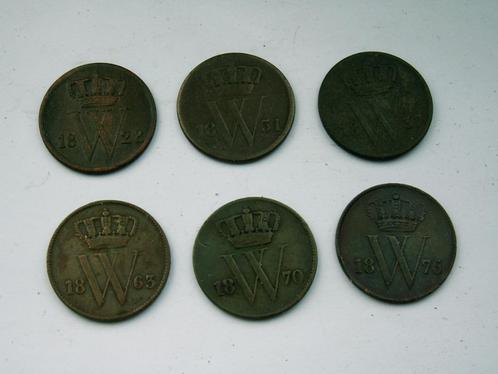 Nederland.  Lotje van 6 Oude Centen., Postzegels en Munten, Munten | Nederland, Setje, Koning Willem I, Verzenden