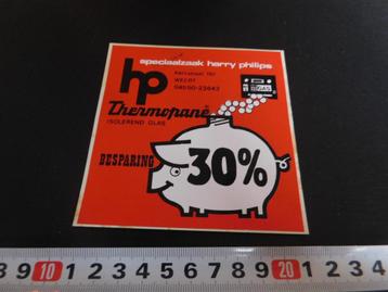 sticker Weert Speciaalzaak Harry Philips  Thermopane  beschikbaar voor biedingen