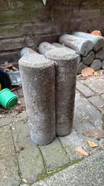 Afscheiding border, steen, rond, beton, blauw, Ophalen, Gebruikt, 25 tot 50 cm, Minder dan 25 cm