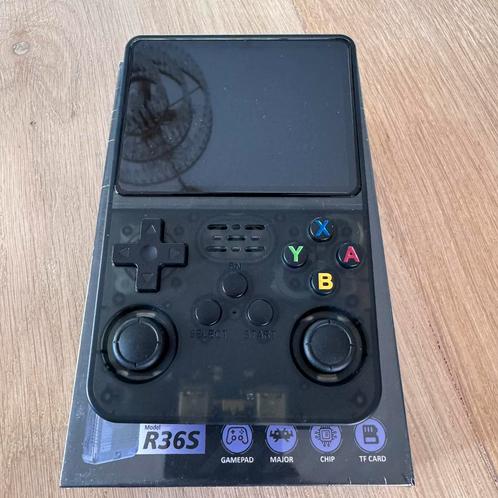 R36s nieuw in seal - 64gb - Zwart - 20k games Pre installed, Spelcomputers en Games, Spelcomputers | Nintendo Game Boy, Zo goed als nieuw