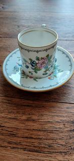 Moccakopje en schotel, Aynsley England Pembroke., Ophalen