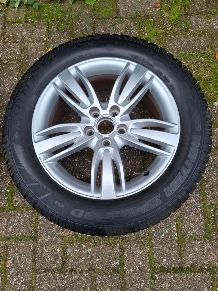 Winterbanden met Audivelgen -17 INCH- steek 5 x112., Auto-onderdelen, Banden en Velgen, Banden en Velgen, Winterbanden, 17 inch