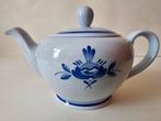 Vintage Arabia Blue Rose Theepot - Handgemaakt Fins Design, Antiek en Kunst, Antiek | Servies los, Ophalen