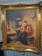 Schilderij van een man bij de open haard- Mumberg, Ophalen